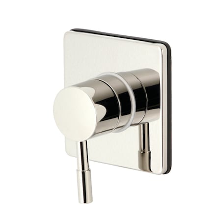 Kingston Brass KS3046DL Single-Handle Three-Way Diverter Valve with Trim Kit, Polished Nickel KS3046DL